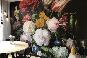 Goedaardig Voorstellen Won Jan Davidsz behang 'bloemen in vaas'- lookbook - Stories on the Wall